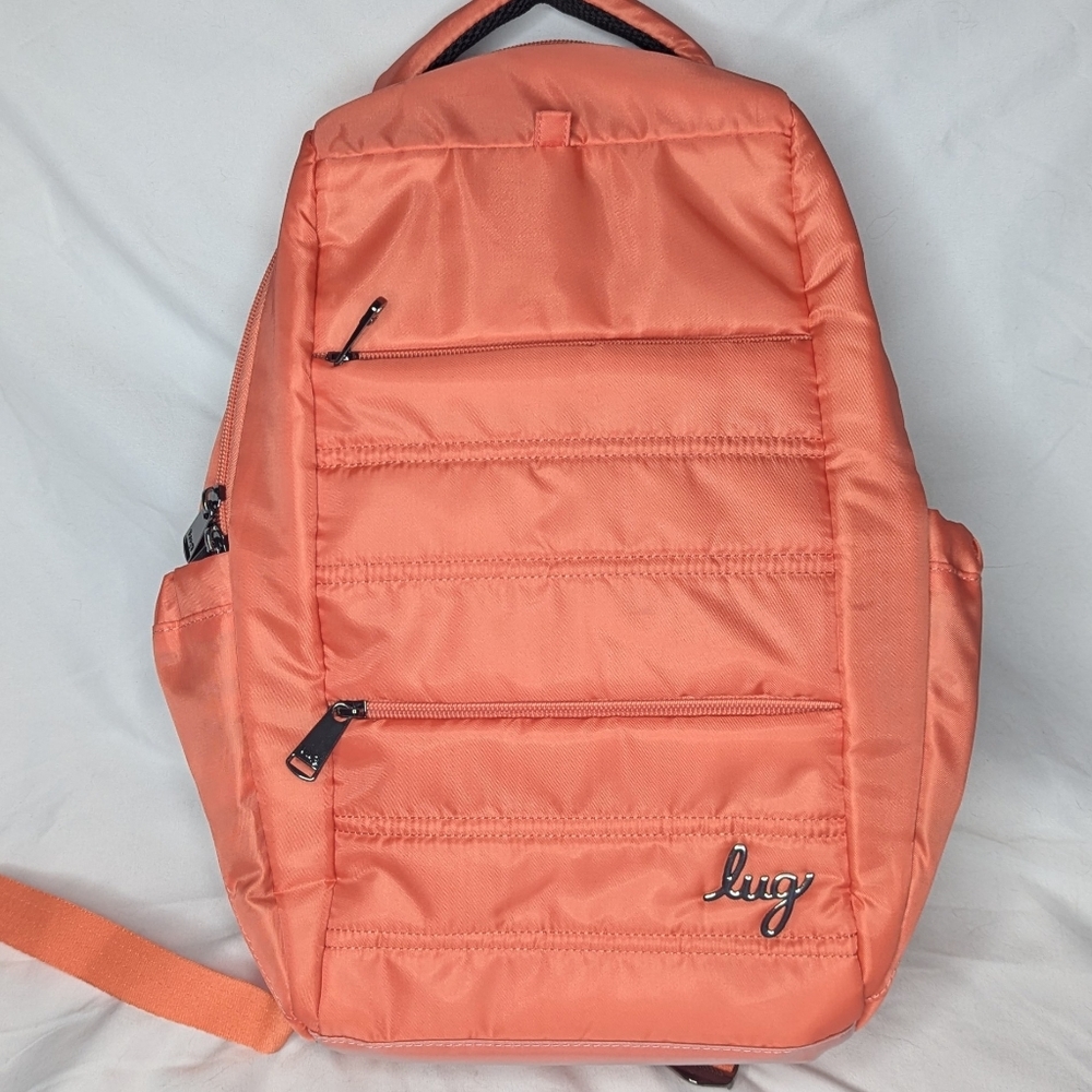 Lug Hopper Backpack in Fruit Punch (Coral)